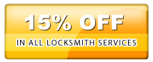 15% off on all locksmith services